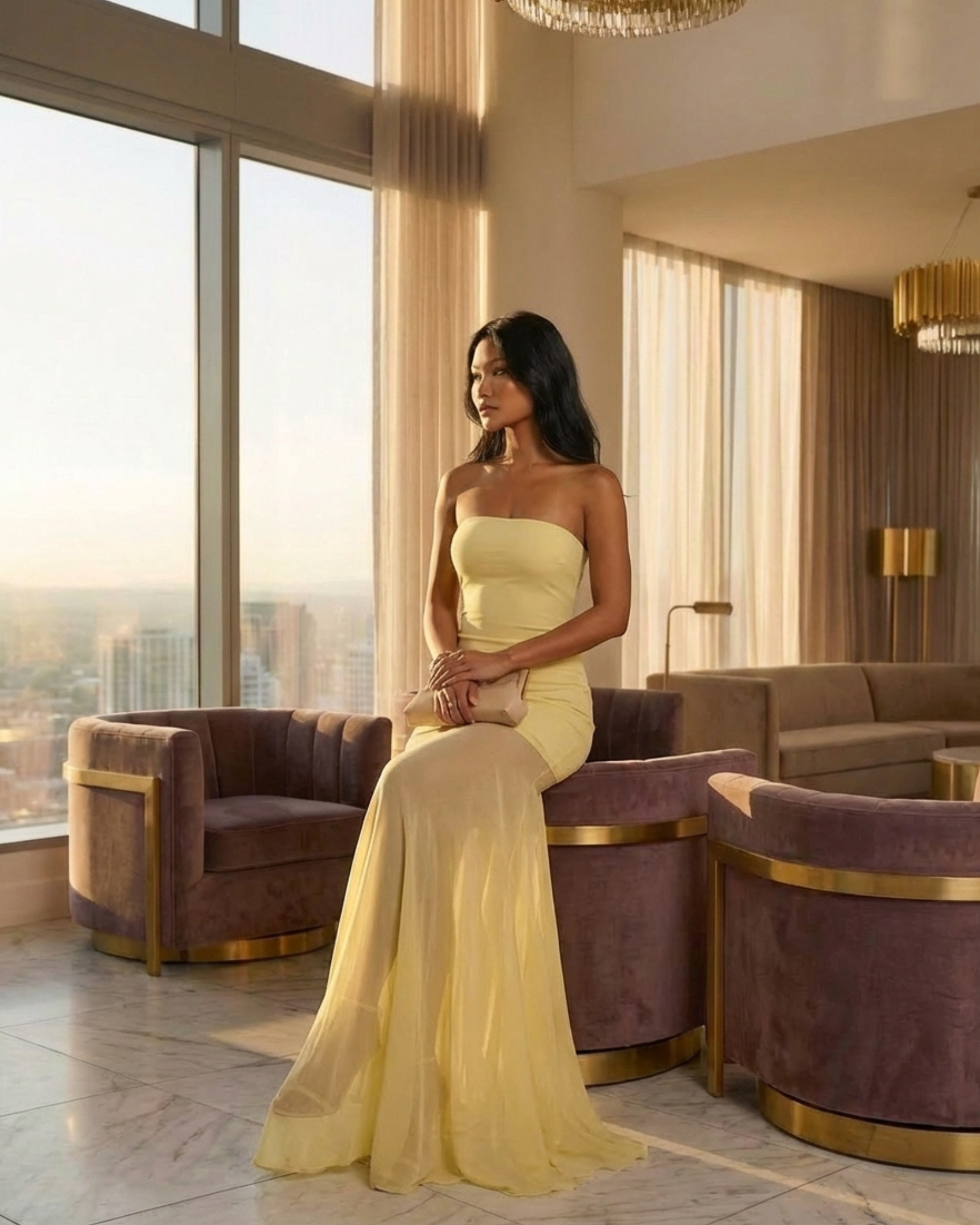 Buttercream Dream Gown In Yellow