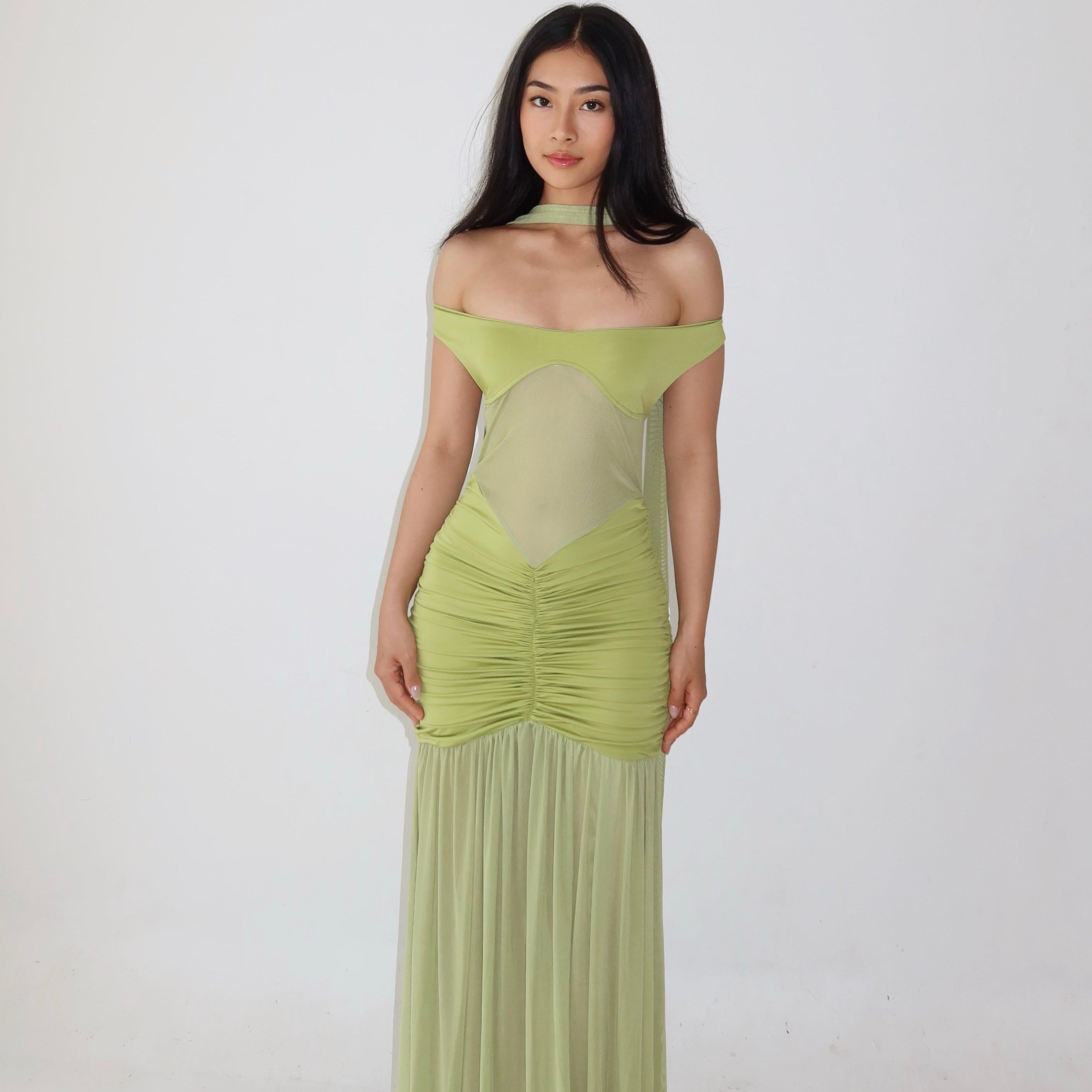 Lumi Mesh Gown