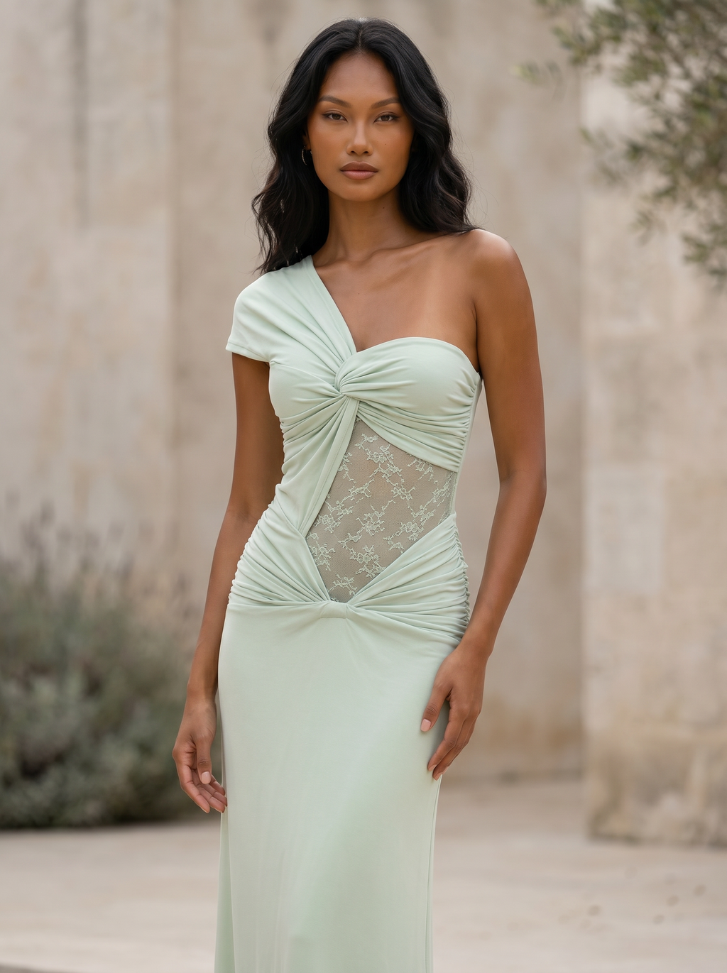 Aphrodite Maxi Dress In Green
