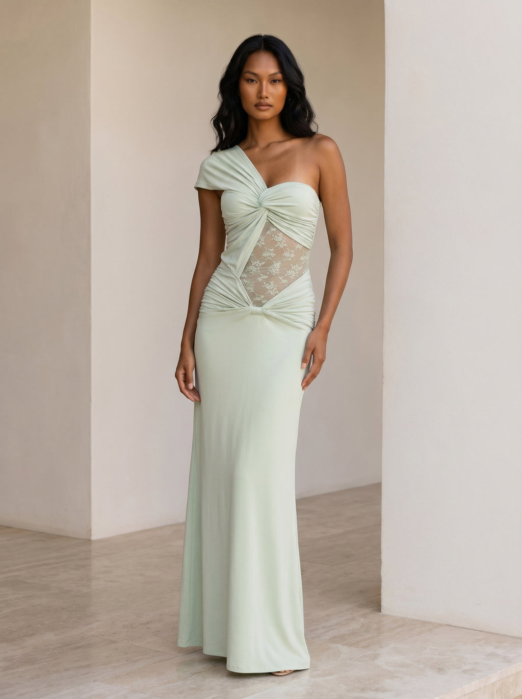Aphrodite Maxi Dress In Green