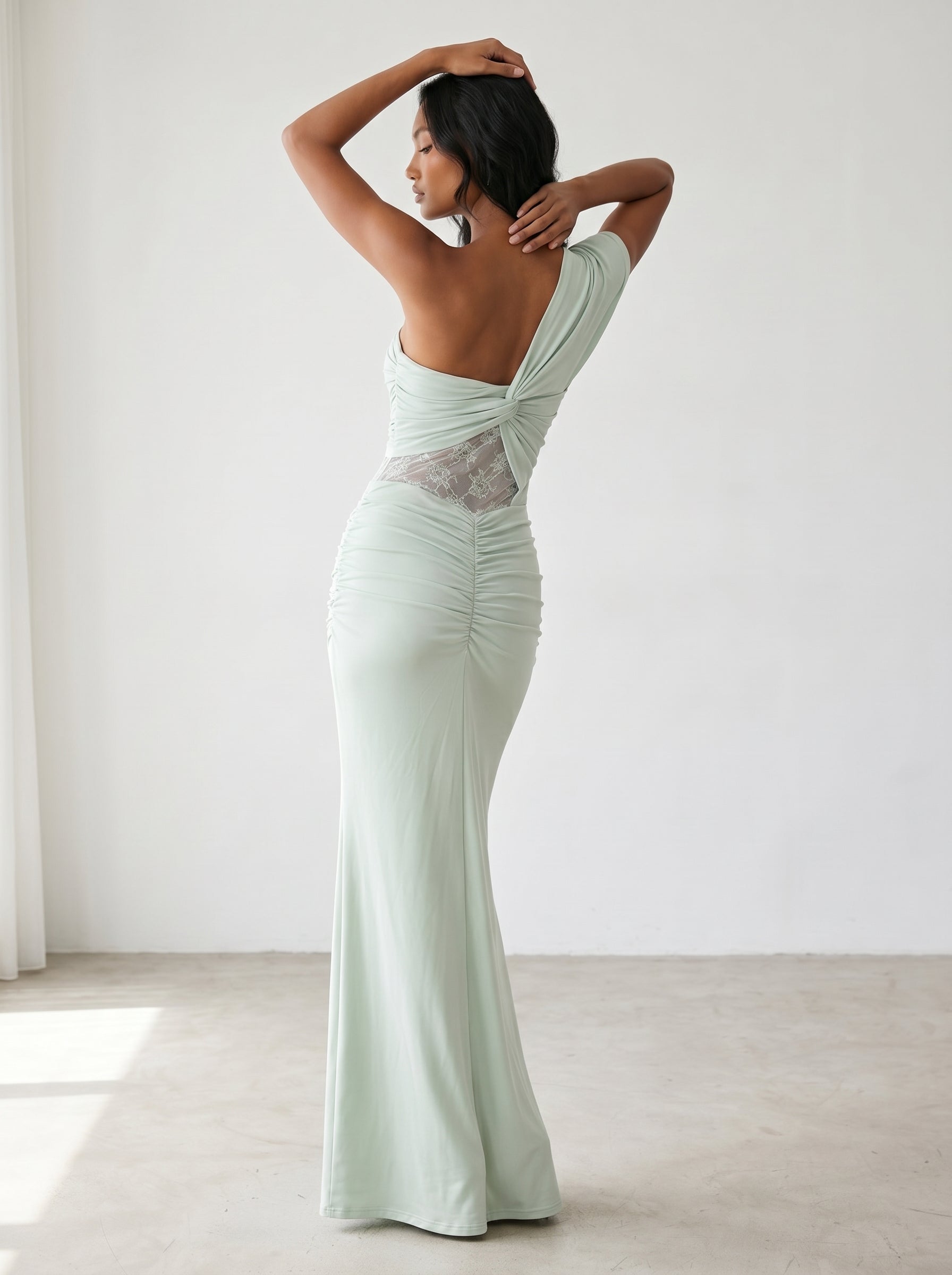 Aphrodite Maxi Dress In Green