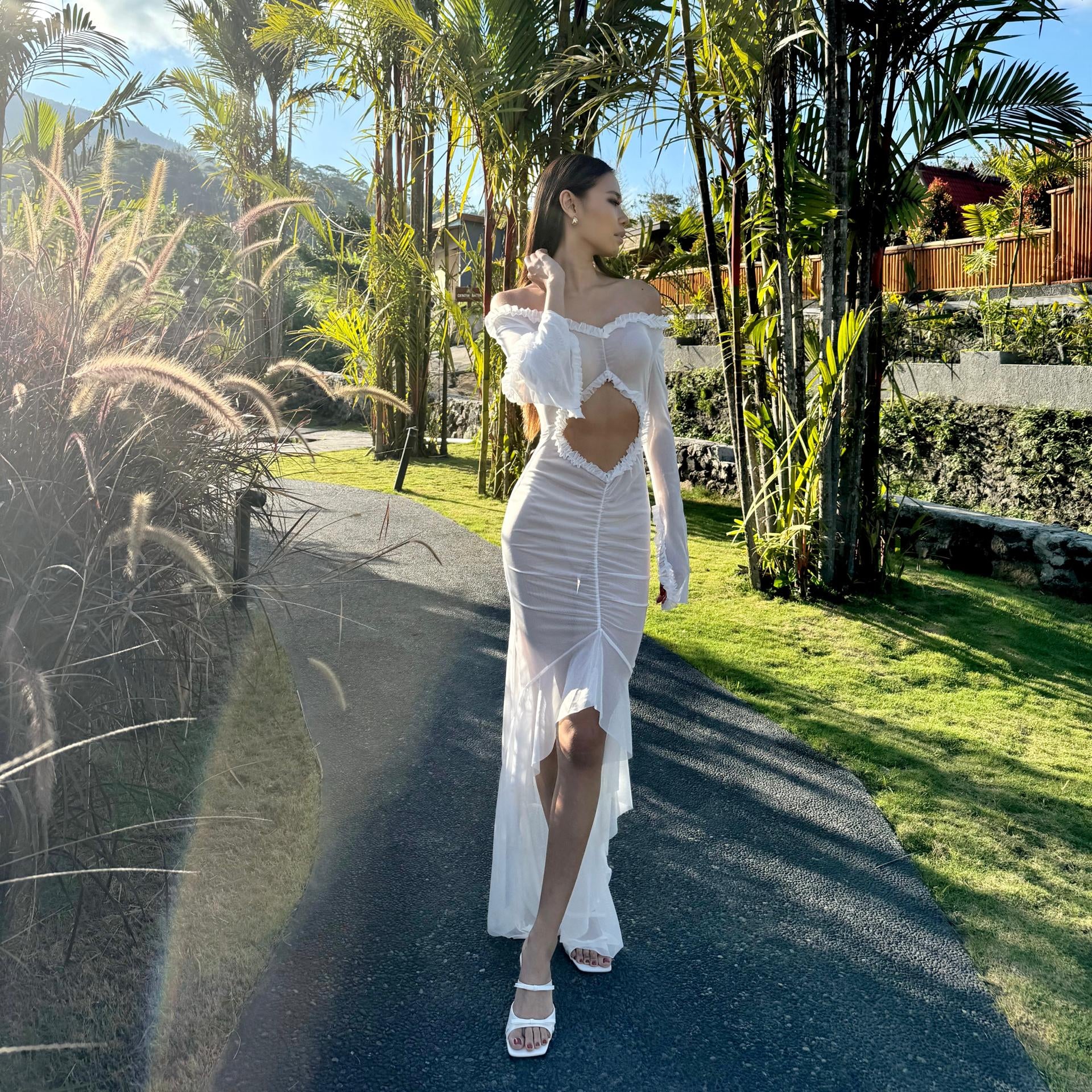 Nura Dress in White