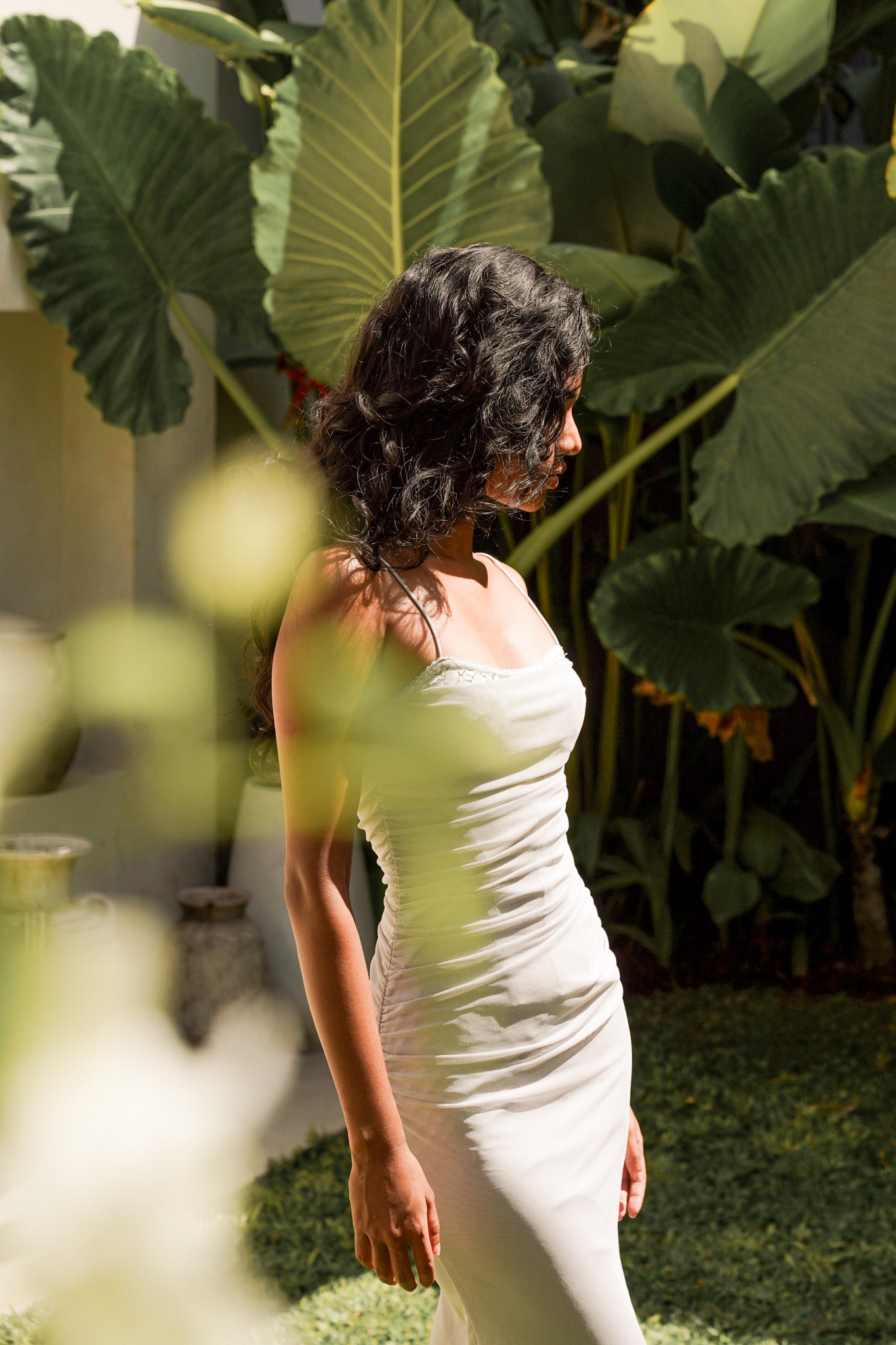 Pura Long Dress in Grey
