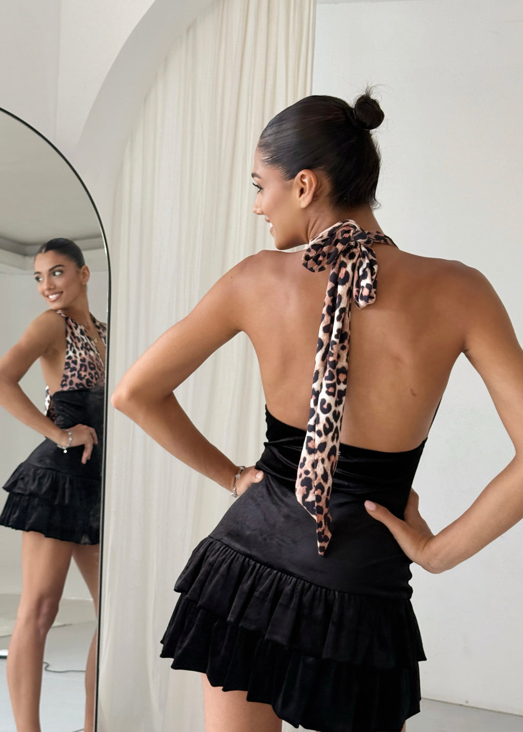 Naia Cocktail Dress in Black