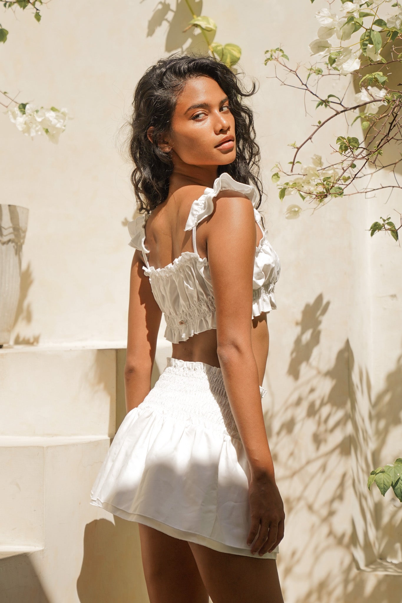 Bella Skirt Duo in White