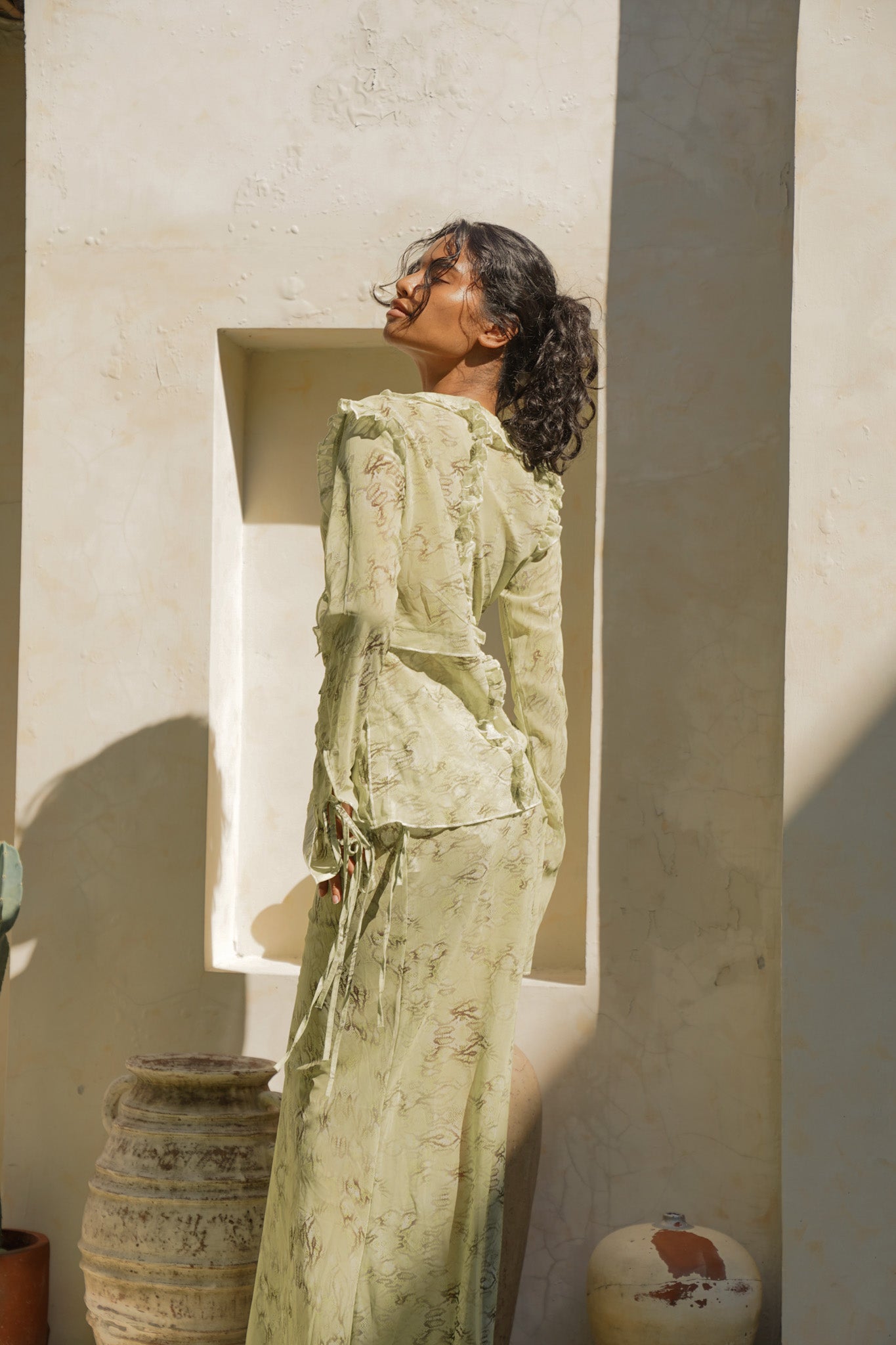 Livia Two Piece Set in Green