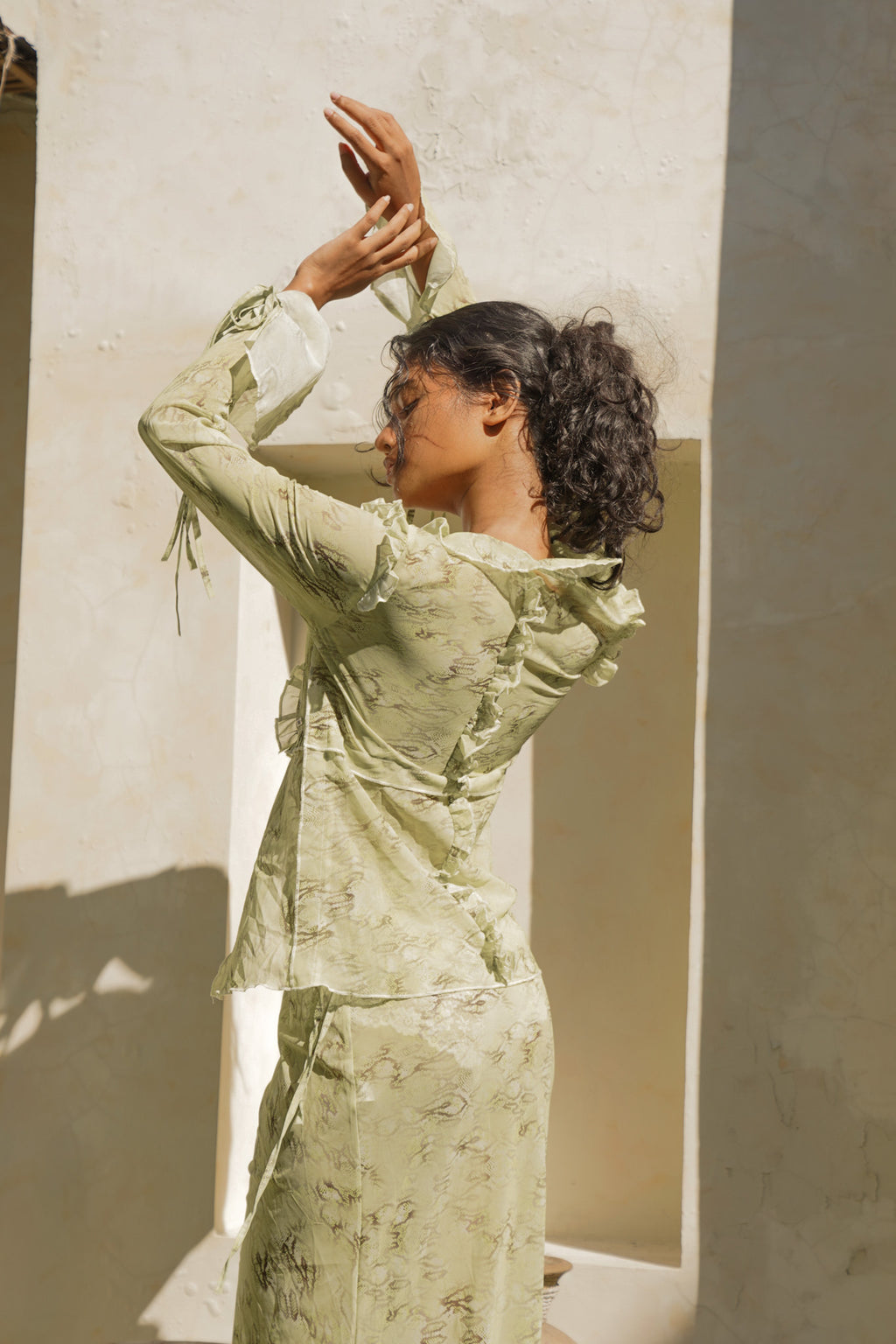 Livia Two Piece Set in Green
