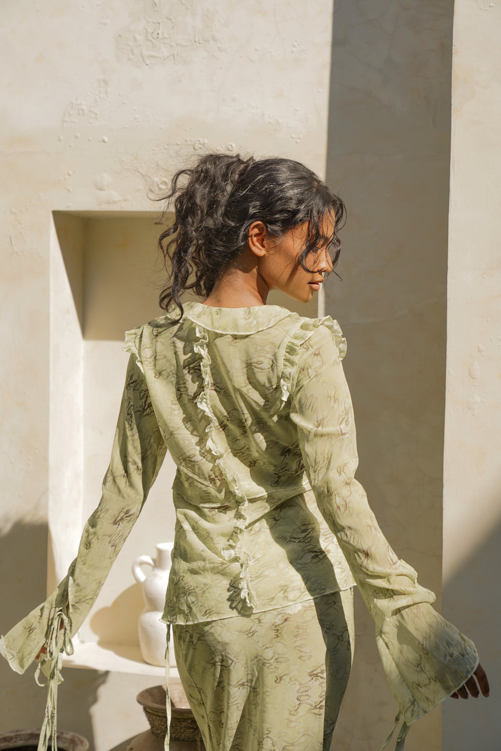 Livia Two Piece Set in Green