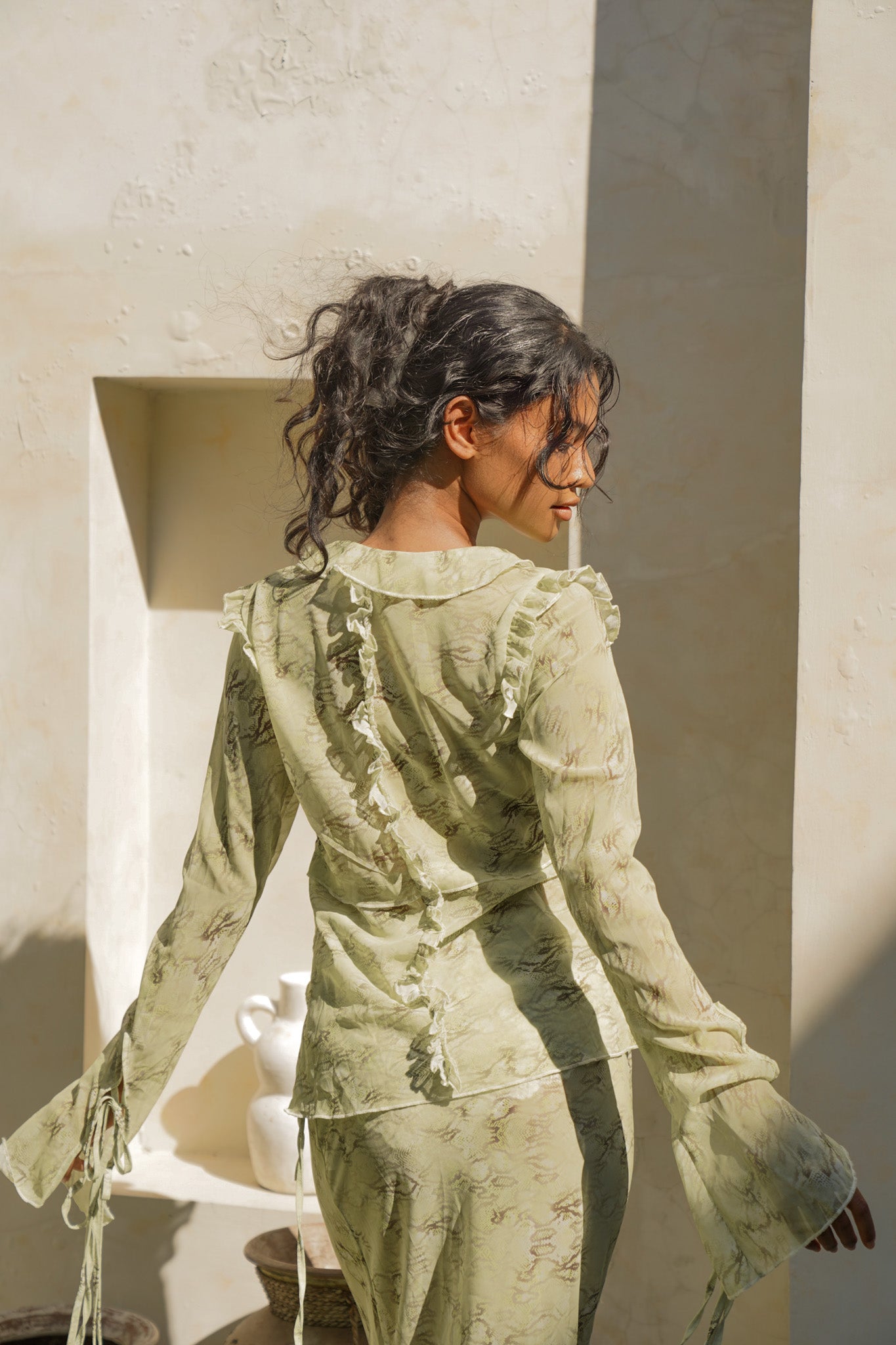 Livia Two Piece Set in Green