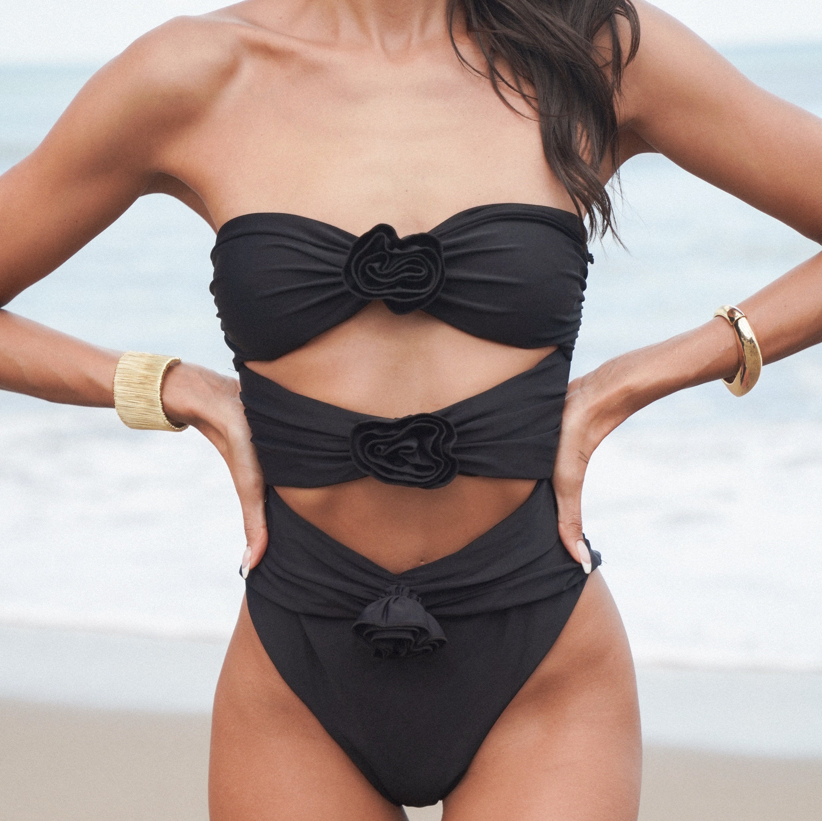 Amara One Piece in Black
