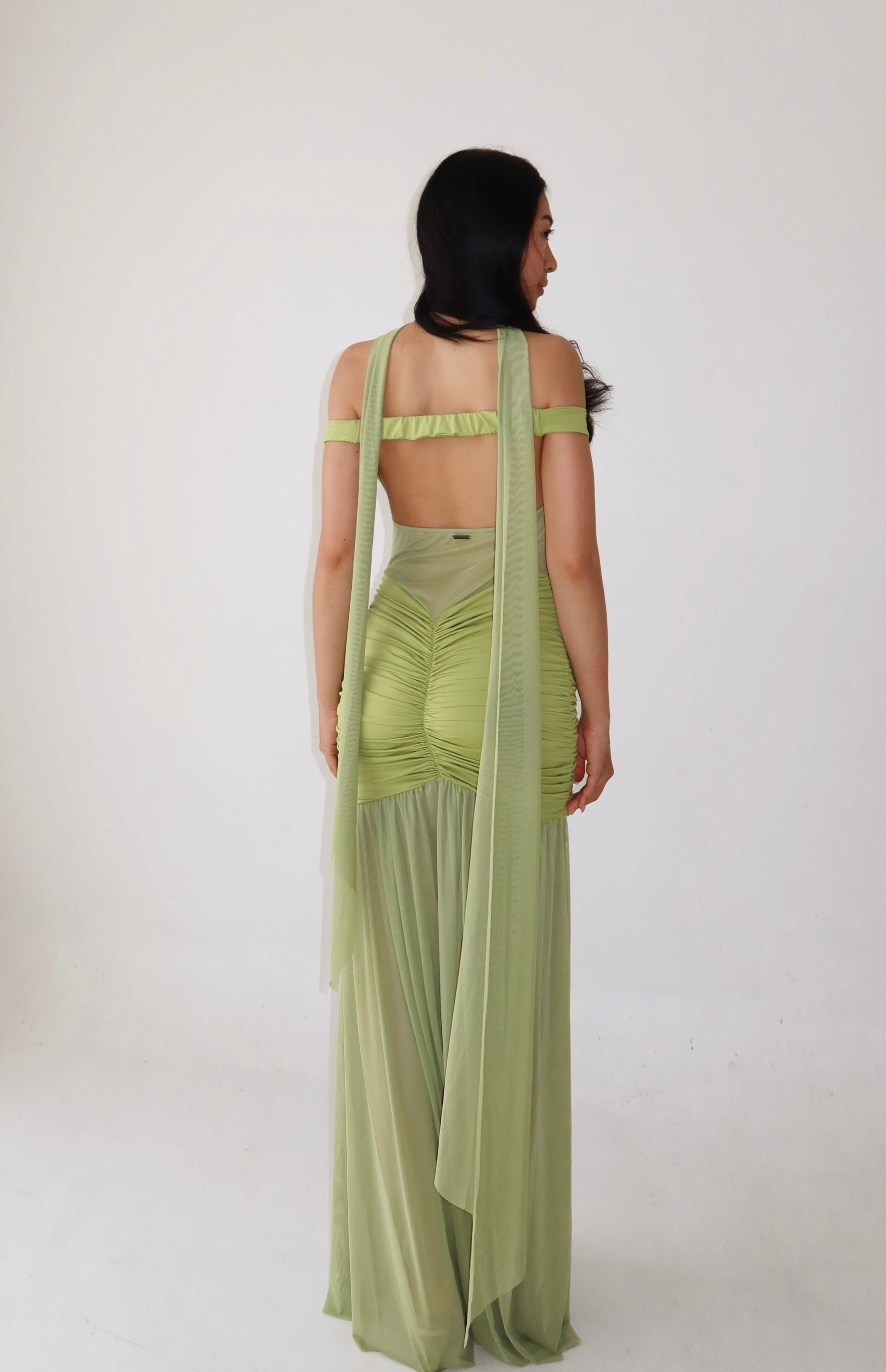 Lumi Mesh Gown