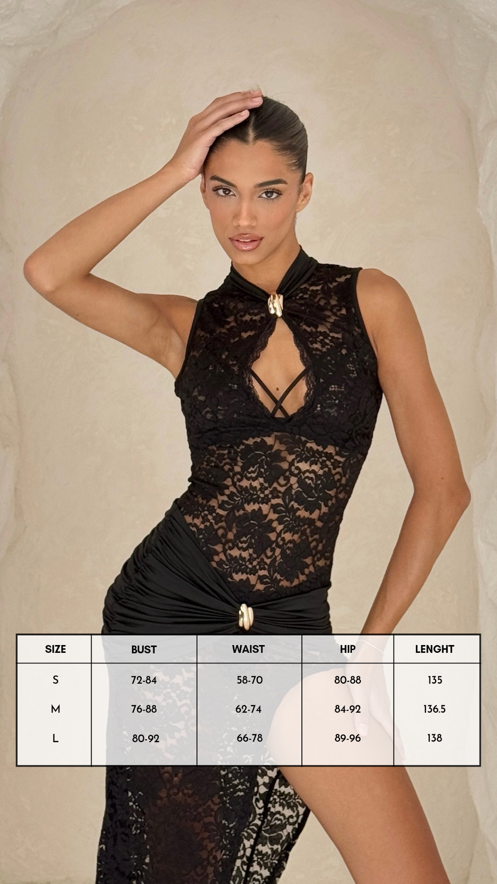 Lunar High Slit Gown