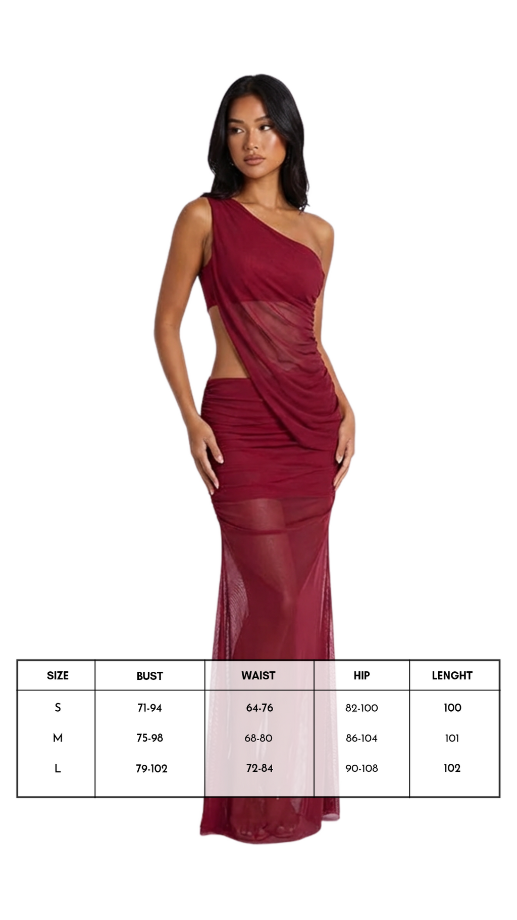 Scarlet Flame Gown In Red